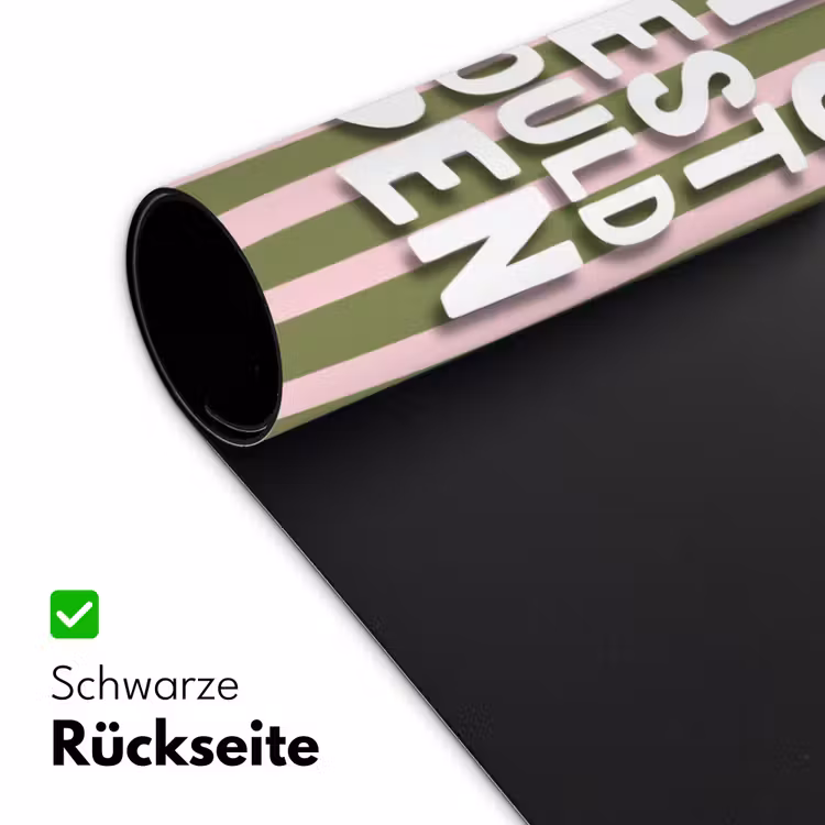 What's the best that could happen - Strepen - Groen - Roze Muismat XXL klein -ysfeer2_duits