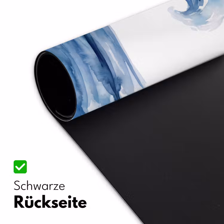 Water - Beweging - Natuur - Modern - Blauw Muismat XXL klein -ysfeer2_duits