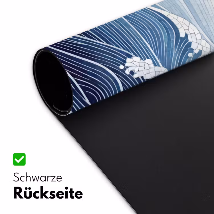 Water - Mozaïek - Landschap - Modern - Blauw Muismat XXL klein -ysfeer2_duits
