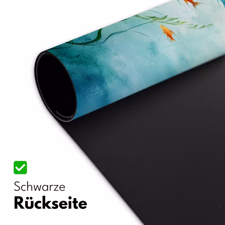 Waterplanten - Vissen - Kleurrijk - Water Muismat XXL klein -ysfeer2_duits