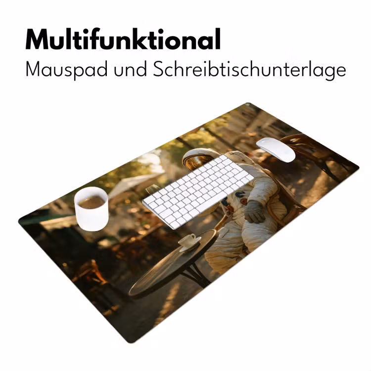 Wijn - Rood - Terras - Koffie Muismat XXL klein -ysfeer4_duits