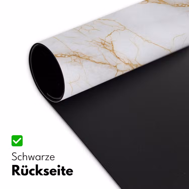 Wit - Goud - Marmer - Aders Muismat XXL klein 681 -ysfeer2_duits