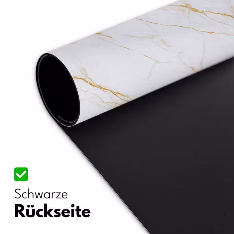 Wit - Marmer - Goud - Luxueus Muismat XXL klein 681 -ysfeer2_duits