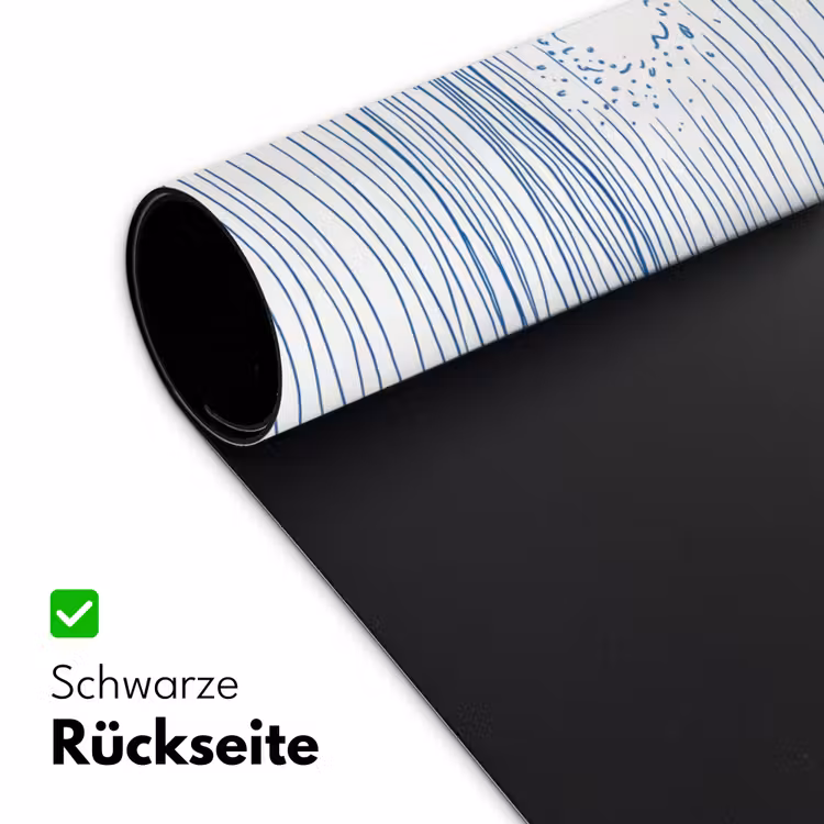 Golf - Brekende - Natuur - Minimalistisch - Blauw Muismat XXL klein -ysfeer2_duits