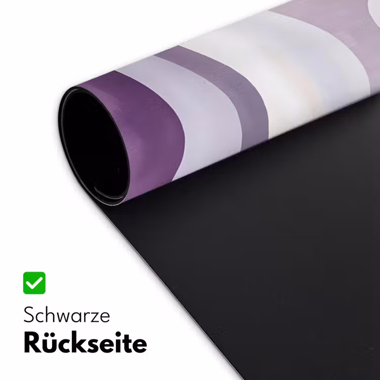 Golven - Heuvels - Abstract - Paars Muismat XXL klein -ysfeer2_duits