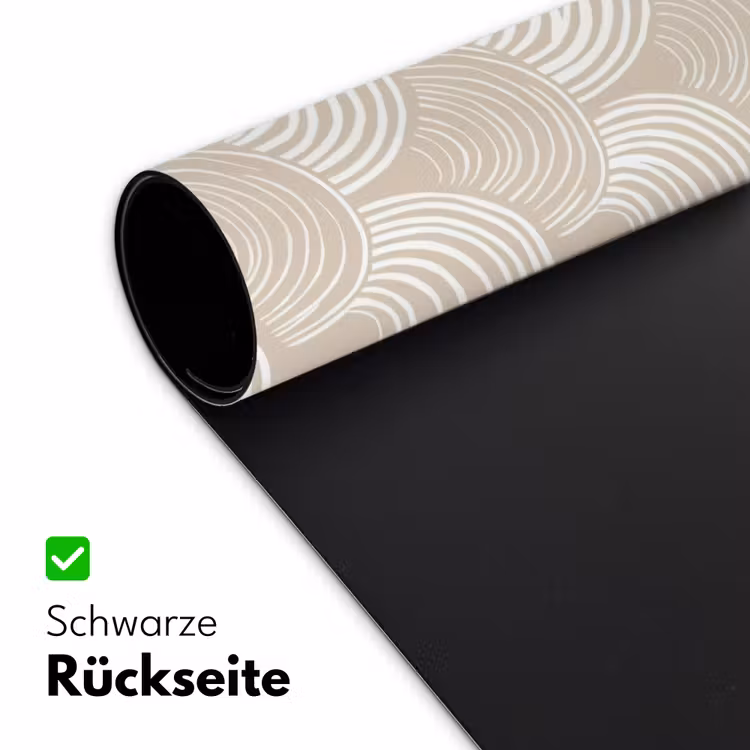 Golven - Structuur - Beige Muismat XXL klein 681 -ysfeer2_duits