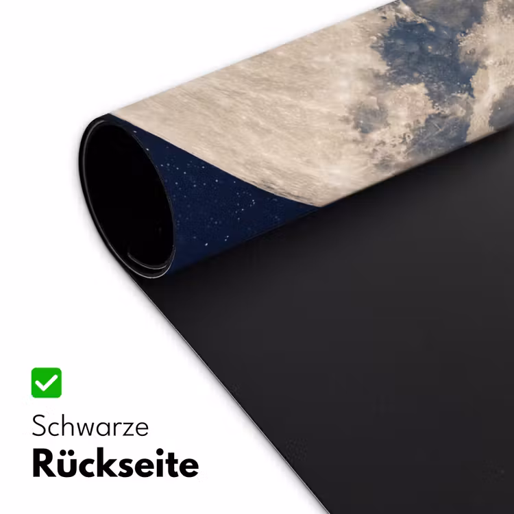 Ruimte - Maan - Kosmos Muismat XXL klein -ysfeer2_duits