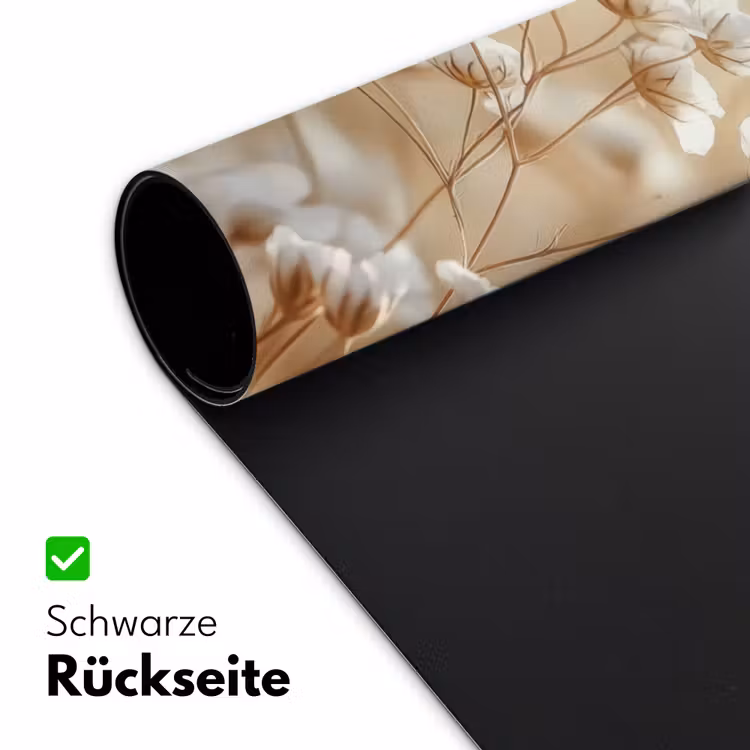 Wilde - Bloemen - Wit Muismat XXL klein -ysfeer2_duits