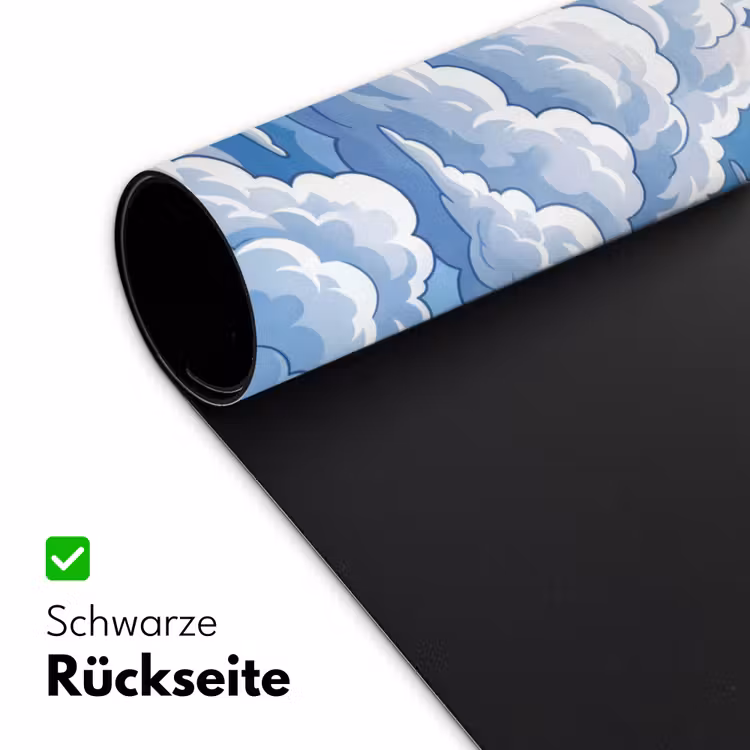 Wolken - Hemel - Abstract - Wit Muismat XXL klein -ysfeer2_duits