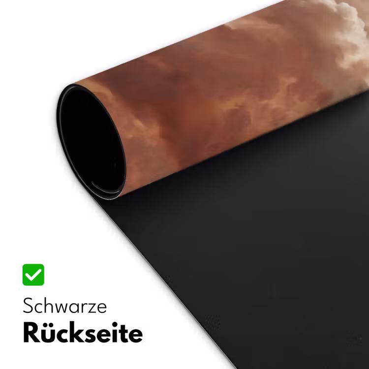 Wolken - Lucht - Natuur - Modern - Bruin Muismat XXL klein -ysfeer2_duits