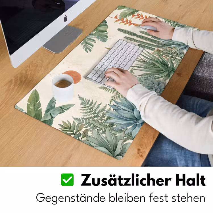 Woestijn - Planten - Groen Muismat XXL klein -ysfeer3_duits