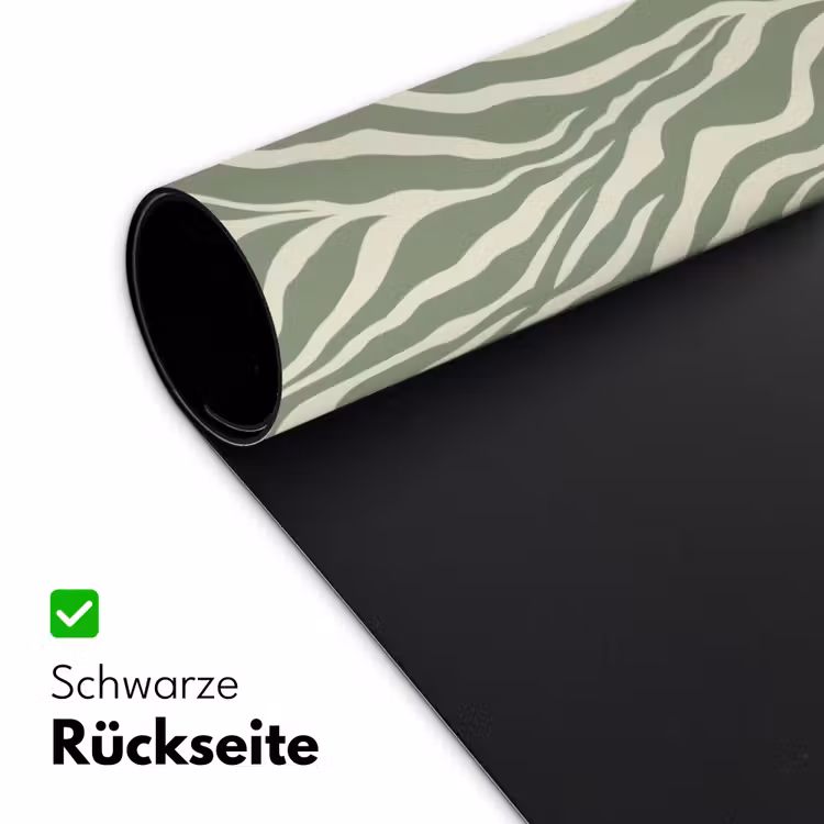 Zebra - Motief - Groen Muismat XXL klein 681 -ysfeer2_duits
