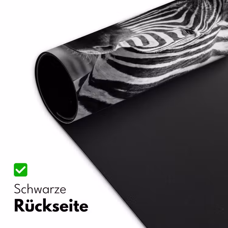 Zebra's - Zwart - Wit Muismat XXL klein -ysfeer2_duits