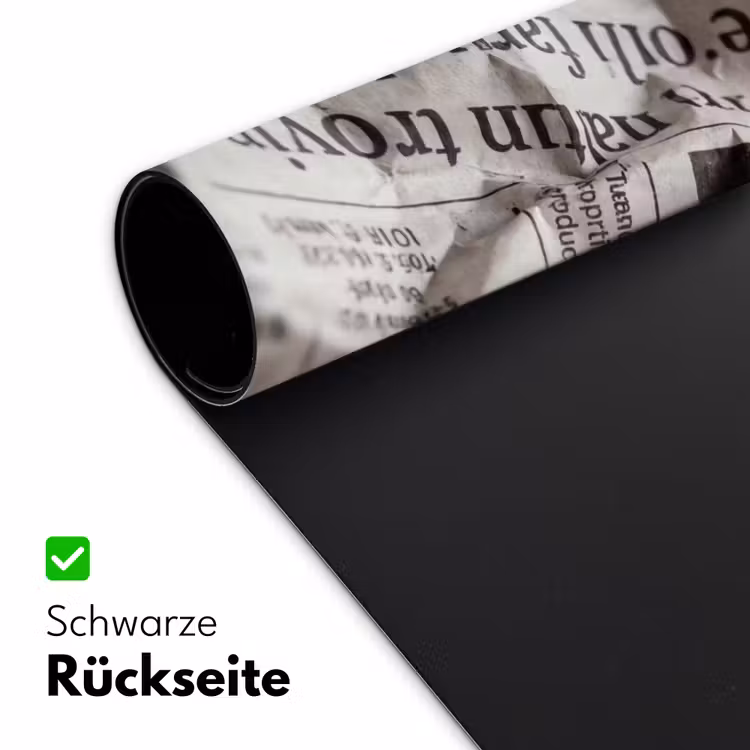 Krant - Gekreukeld - Textuur - Vintage - Zwart-wit Muismat XXL klein -ysfeer2_duits