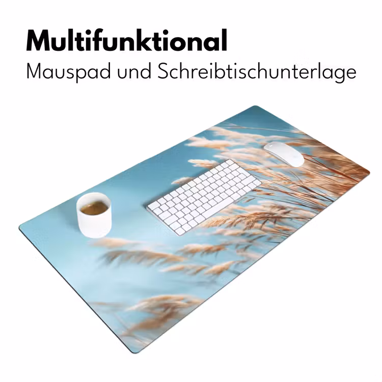 Siergras - Wind - Lichtbruin Muismat XXL klein -ysfeer4_duits