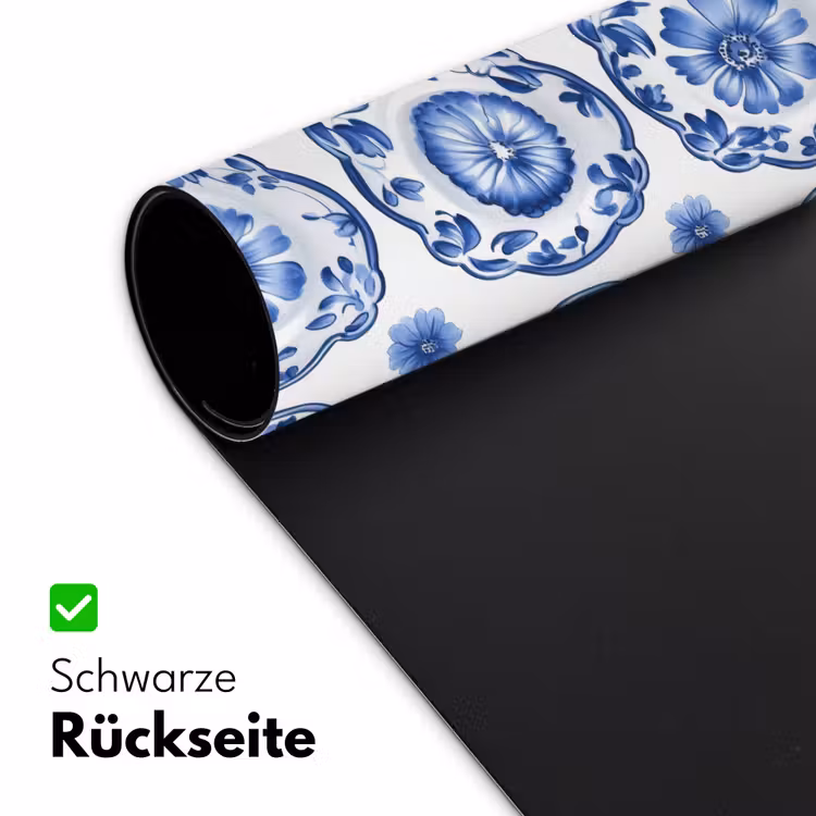Sierborden - Bloemen - Blauw Muismat XXL klein 681 -ysfeer2_duits