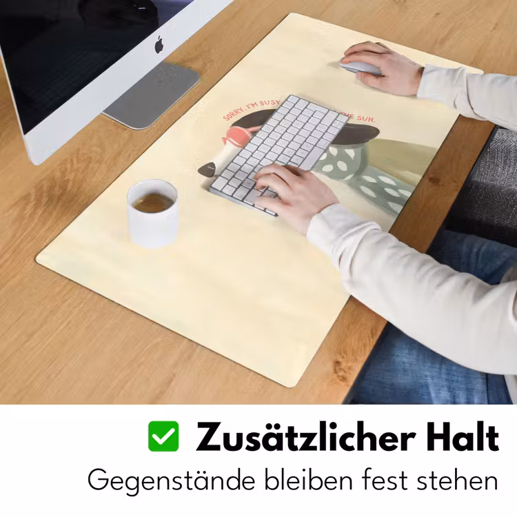 Quote - Hond - Zonnebril Muismat XXL klein -ysfeer3_duits