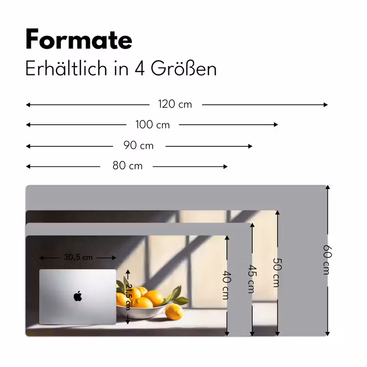 Citroenen - Stilleven - Geel Muismat XXL klein -ysfeer5_duits