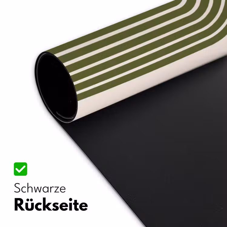 Schreibtischunterlage - Zusammenfassung – Bögen – Modern – Grün – Kunst - Abstract - Bogen - Modern - Groen - Kunst Muismat XXL klein