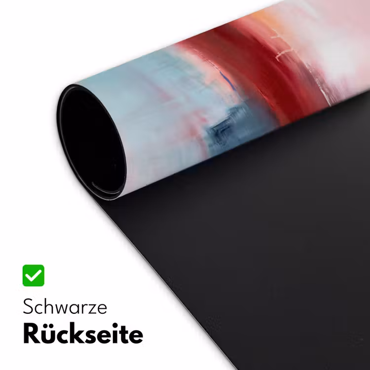 Abstract - Kleuren - Modern - Kunst - Roze Muismat XXL klein -ysfeer2_duits
