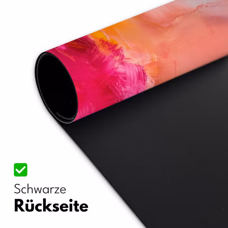 Abstract - Kleurrijk - Modern - Roze Muismat XXL klein -ysfeer2_duits