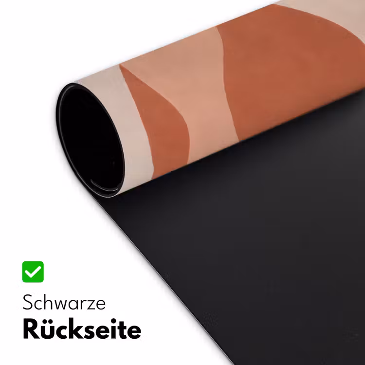 Abstract - Vormen - Organisch - Aardetinten - Modern Muismat XXL klein -ysfeer2_duits