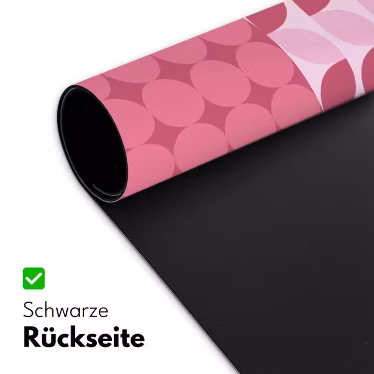 Schreibtischunterlage - Zusammenfassung – Geometrisch – Muster – Modern – Rosa - Abstract - Geometrisch - Patroon - Modern - Roze Muismat XXL klein
