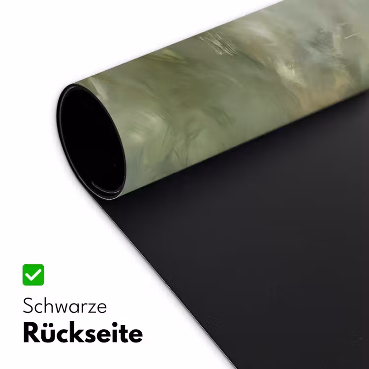 Abstract - Groen - Beige - Modern - Kunst Muismat XXL klein -ysfeer2_duits