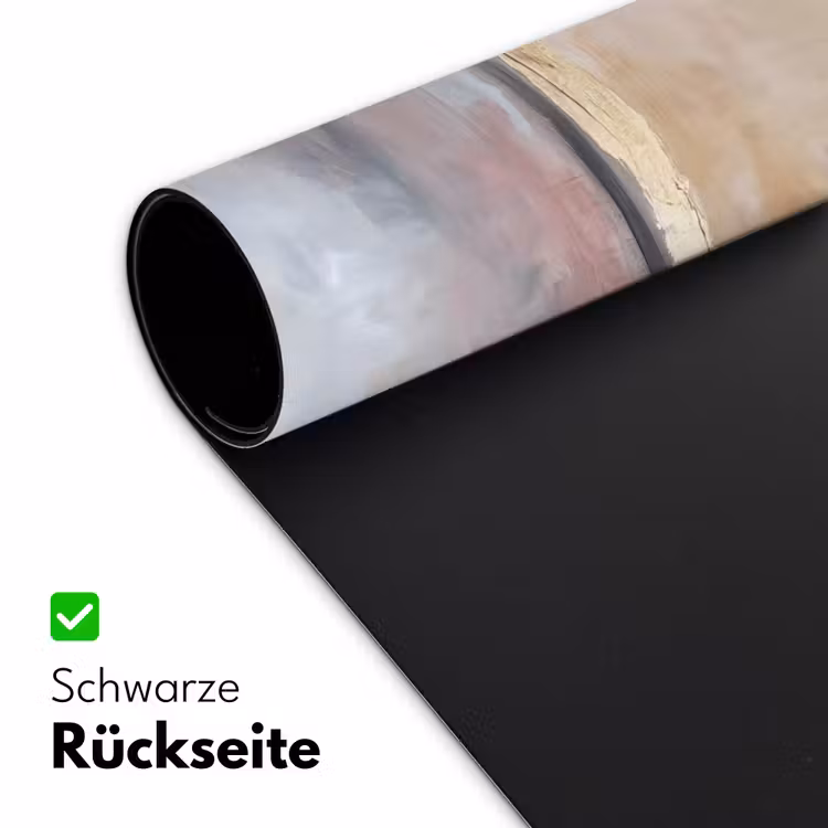 Abstract - Horizontaal - Kunst - Roze - Goud Muismat XXL klein -ysfeer2_duits