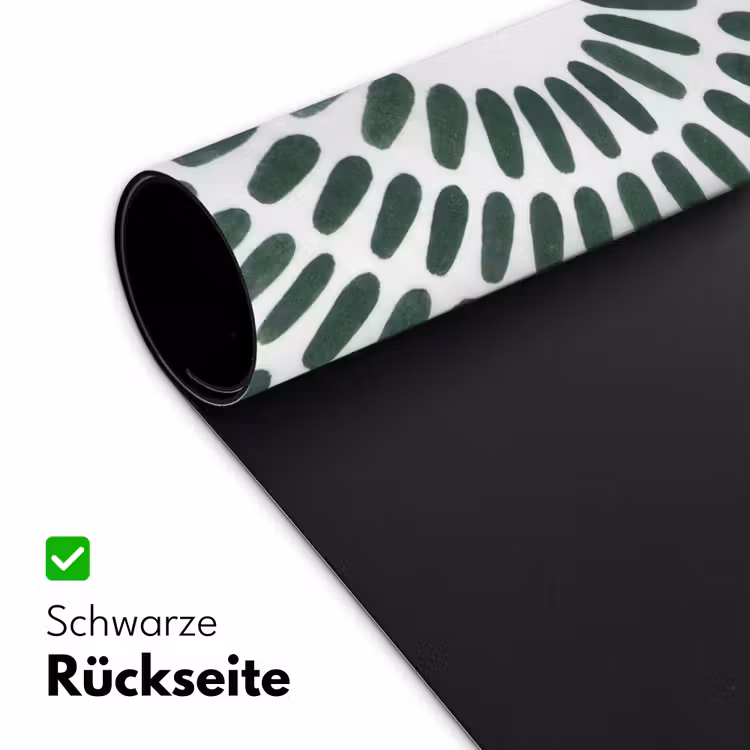 Abstract - Cirkel - Patroon - Modern - Groen Muismat XXL klein -ysfeer2_duits