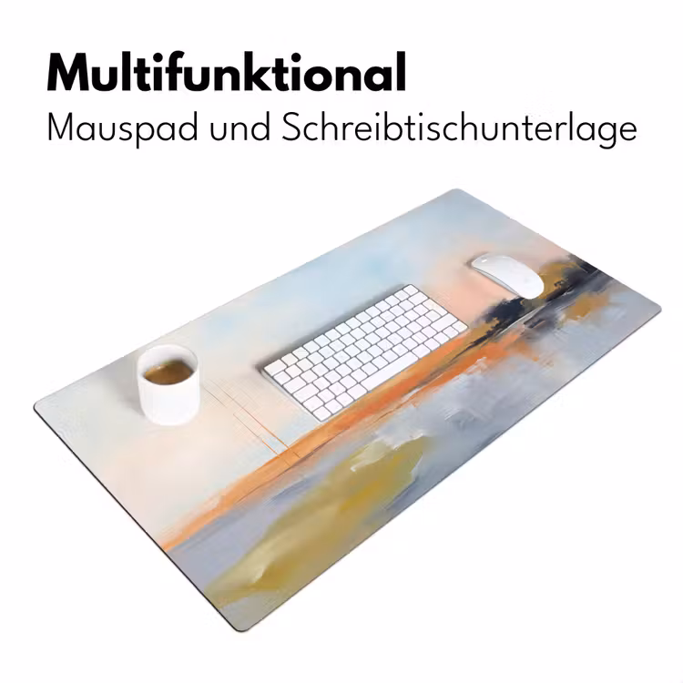 Abstract - Landschap - Horizon - Modern - Kleurrijk Muismat XXL klein -ysfeer4_duits