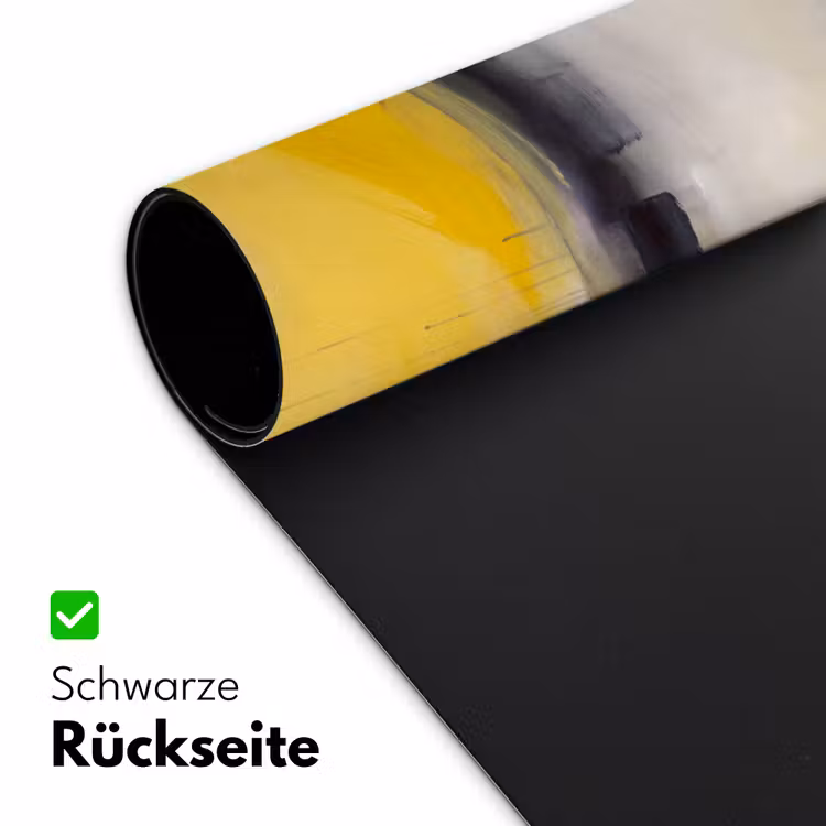 Abstract - Landschap - Modern - Geel Muismat XXL klein -ysfeer2_duits