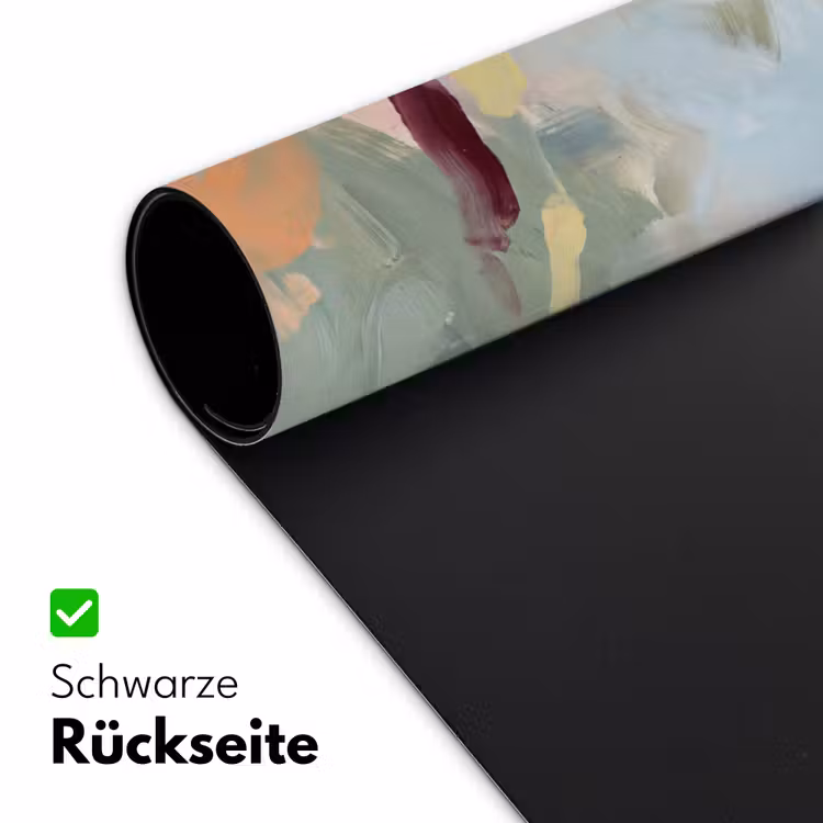 Abstract - Borstelstreken - Kunst - Modern - Pastel Muismat XXL klein -ysfeer2_duits