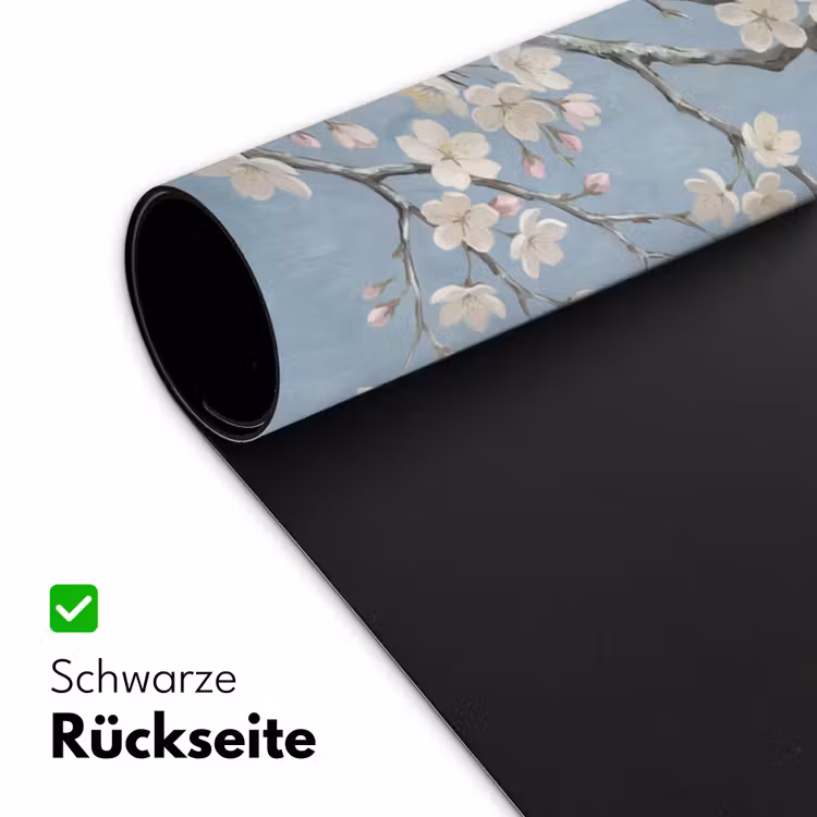 Takken - Kersenbloesem - Blauw Muismat XXL klein -ysfeer2_duits