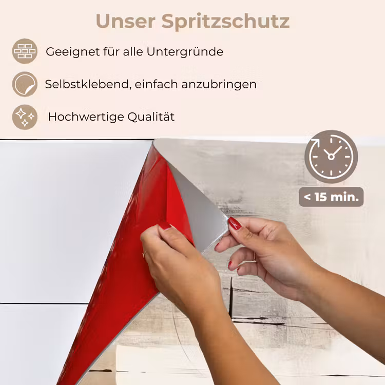 Abstract - Kunst - Grijs keuken achterwand spatscherm klein -spatscherm_DE