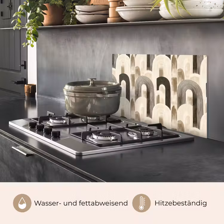 Abstract - Patroon - Bogen keuken achterwand spatscherm klein 900 -usp_DE