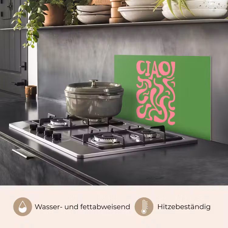 Abstract - Roze - Ciao - Vormen keuken achterwand spatscherm klein -usp_DE
