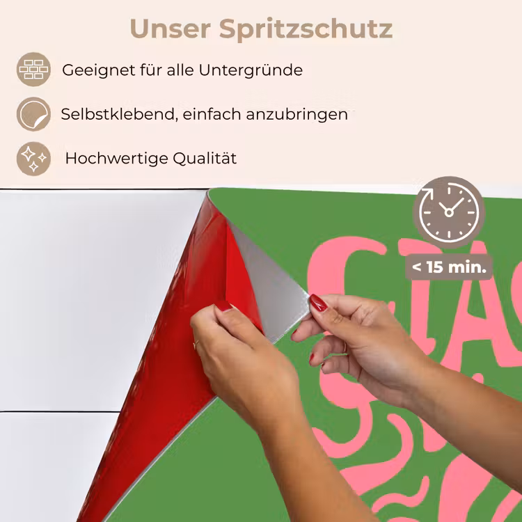 Abstract - Roze - Ciao - Vormen keuken achterwand spatscherm klein -spatscherm_DE