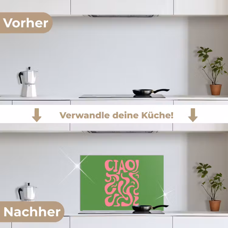Abstract - Roze - Ciao - Vormen keuken achterwand spatscherm klein -voor_na_DE
