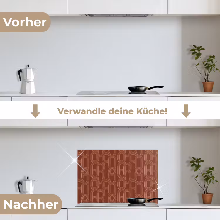 Abstract - Textuur - Bruin keuken achterwand spatscherm klein 900 -voor_na_DE