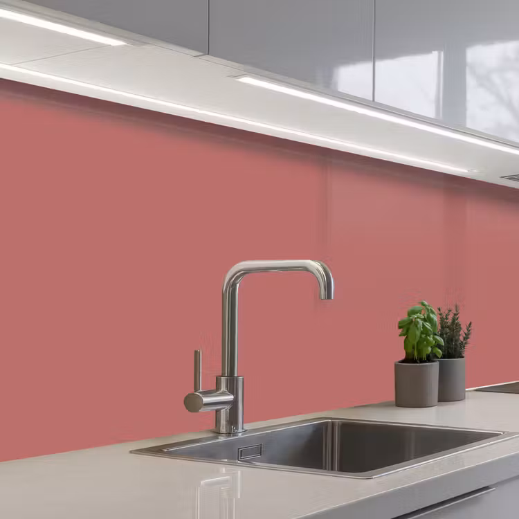 Ancient - Rose - Roze keuken achterwand 2 middel 871 -3d_schuin