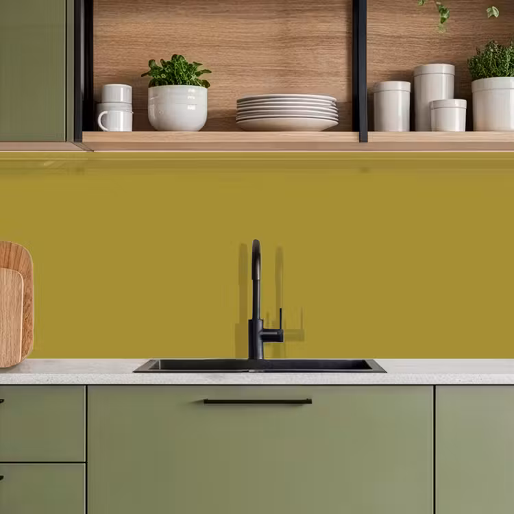 Antique - Moss - Groen keuken achterwand 2 middel 871 -sfeer3
