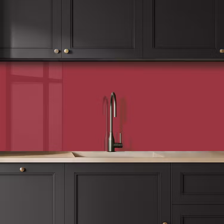Antique - Ruby - Rood keuken achterwand 2 middel 871 -sfeer1