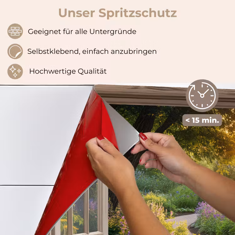 Doorkijk - Bloemen - Natuur - Zon - Pad keuken achterwand spatscherm klein -spatscherm_DE