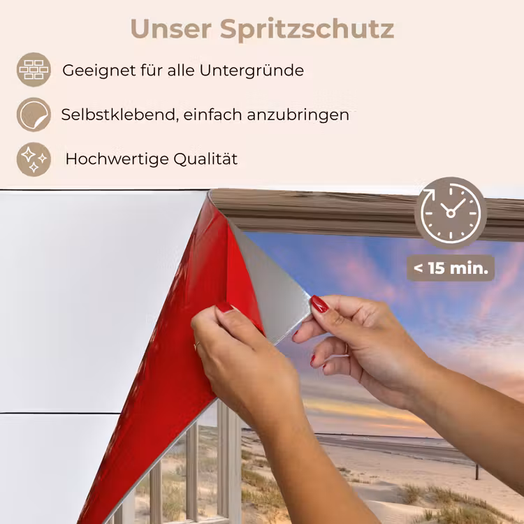 Doorkijk - Strand - Duinen - Natuur - Landschap keuken achterwand spatscherm klein -spatscherm_DE