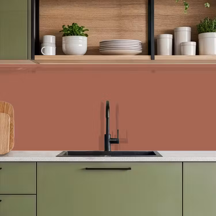 Baked - Earth - Oranje keuken achterwand 2 middel 871 -sfeer3