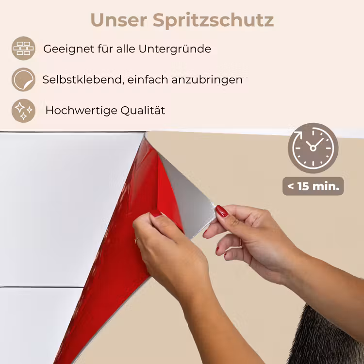 Beer - Donkerbruin - Minimalistisch keuken achterwand spatscherm klein -spatscherm_DE