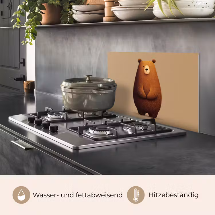 Beer - Minimalistisch - Bruin keuken achterwand spatscherm klein -usp_DE