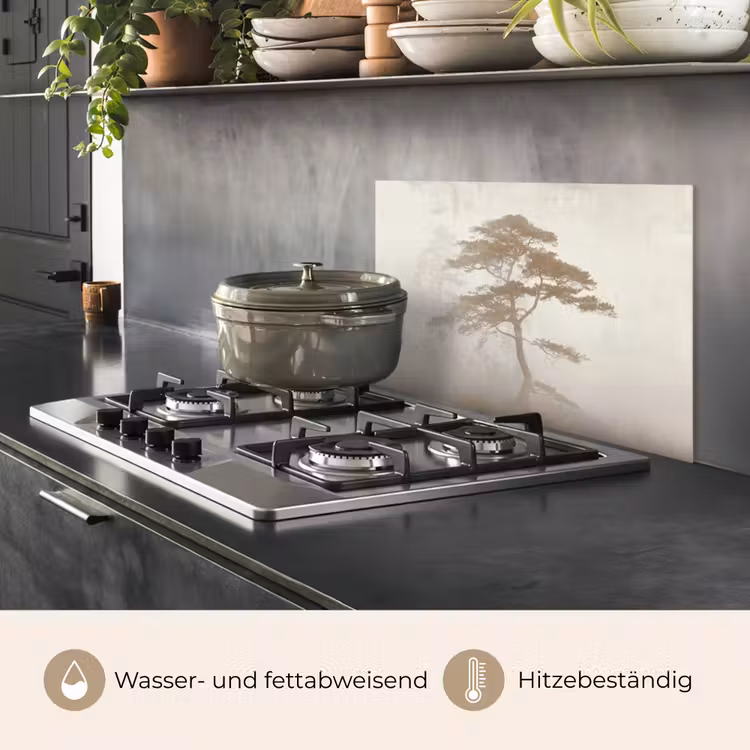 Boom - Oosterse stijl - Landschap keuken achterwand spatscherm klein -usp_DE