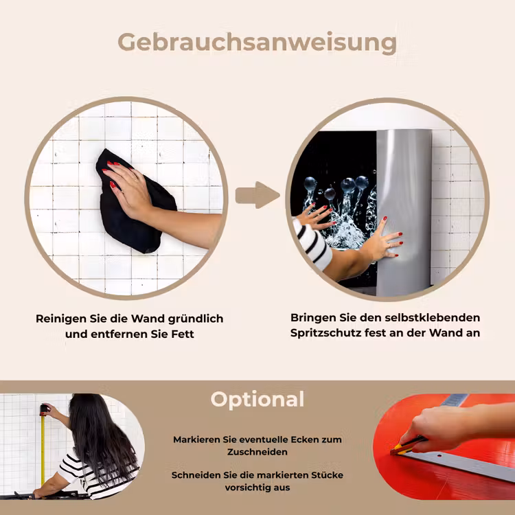 Bessen - Water - Zwart - Fruit - Framboos keuken achterwand spatscherm klein -gebruiksaanwijzing_DE
